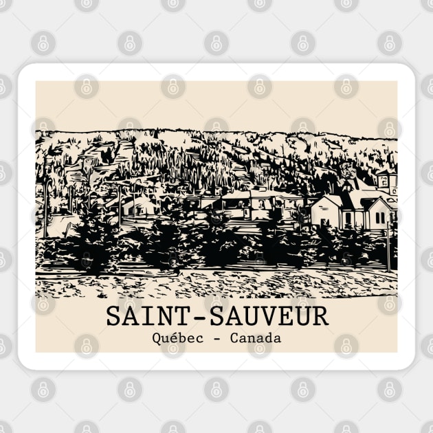 Saint-Sauveur - Québec Magnet by Lakeric